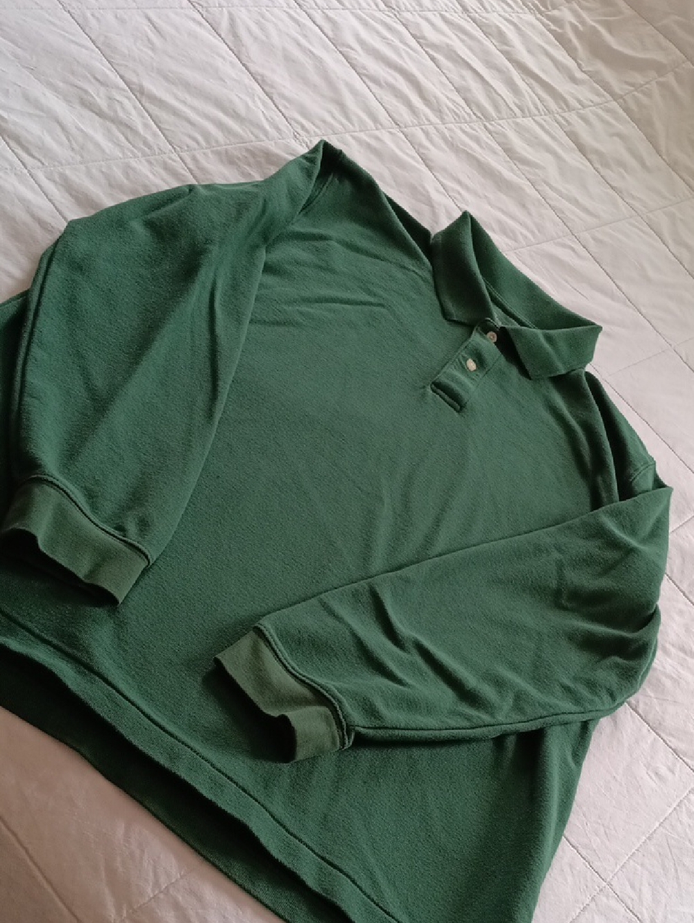 L.L. Bean Deep Green Polo Like New